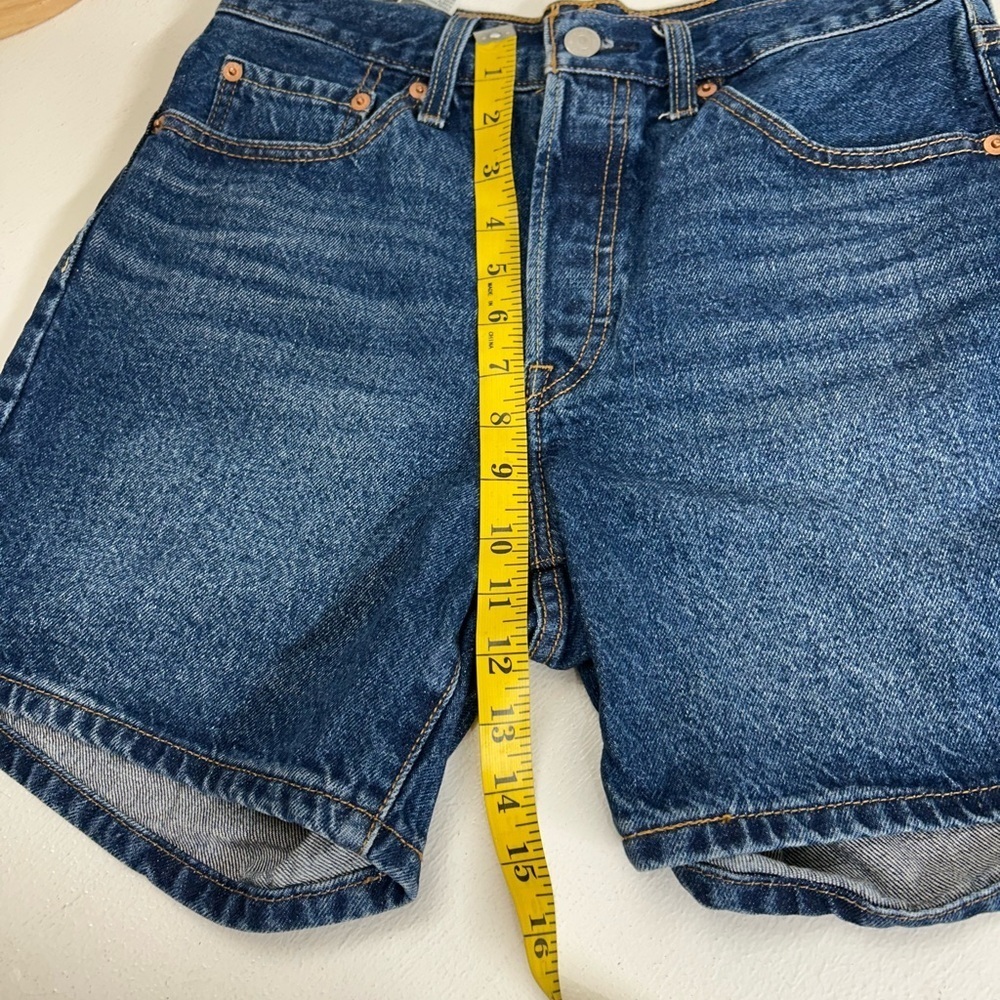 Levi's Dark Blue Jean Shorts for Women - Picture 8 of 8